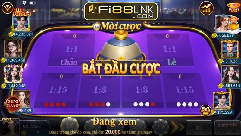 Tất cả thông tin về game Xóc đĩa kiếm tiền cực đơn giản tại Fi88