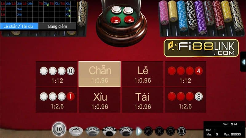 Tất cả thông tin về game Xóc đĩa kiếm tiền cực đơn giản tại Fi88