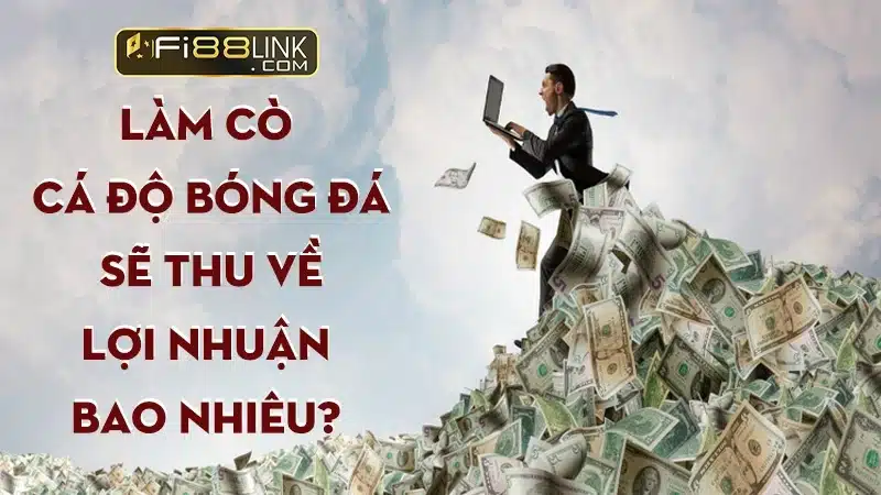 Làm cò cá độ bóng đá sẽ thu về lợi nhuận bao nhiêu?