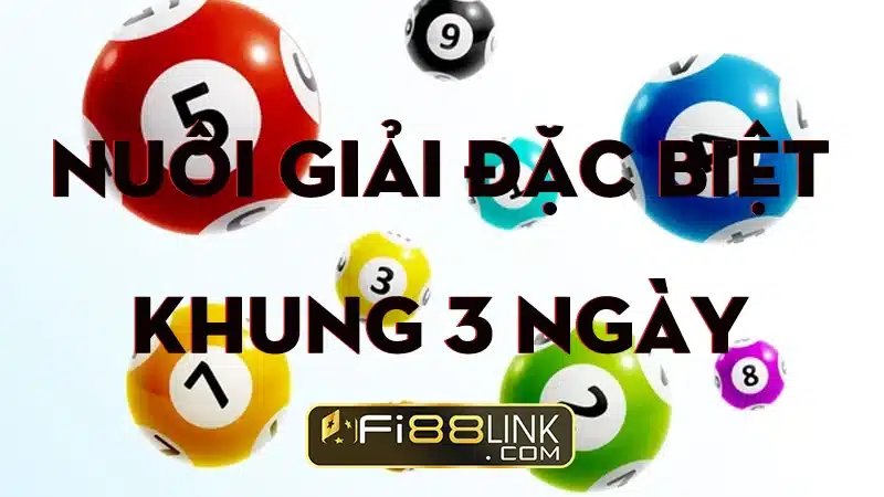 Nuôi giải đặc biệt khung 3 ngày