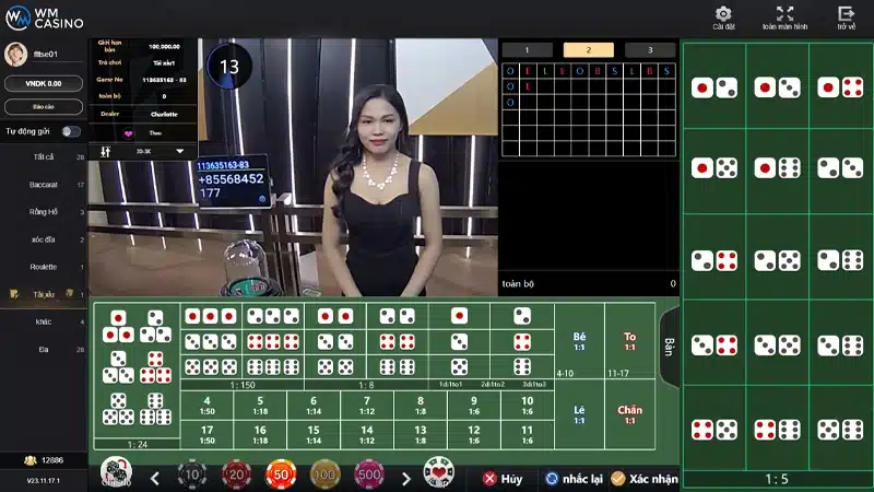 tài xỉu sicbo tại Wm Casino Fi88